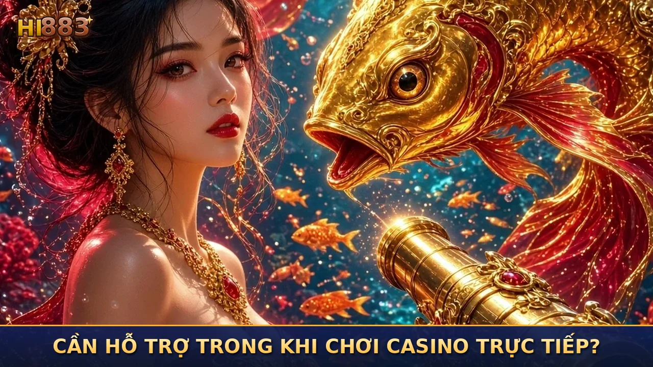 Cần hỗ trợ trong khi chơi Casino trực tiếp?