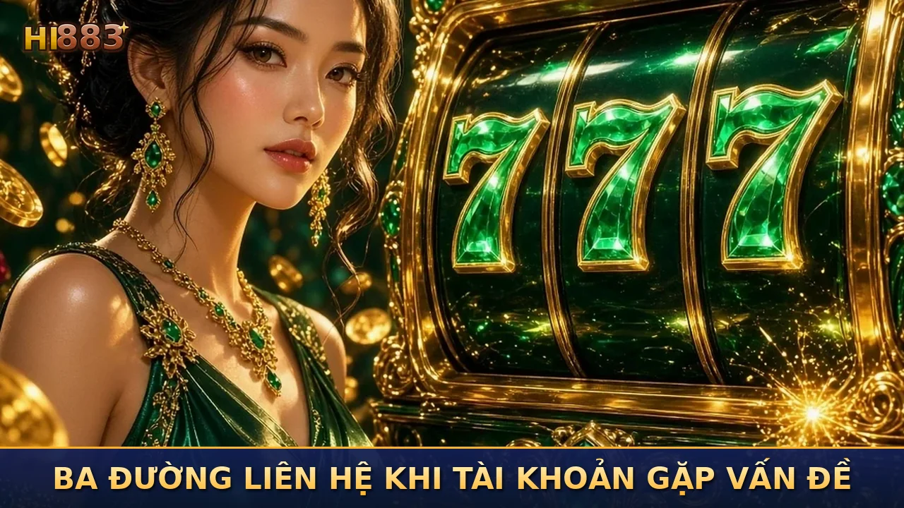 Ba đường liên hệ khi tài khoản gặp vấn đề